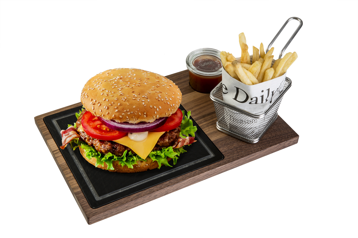 Burger Brettchen "King" 330 x 220 x 15 mm