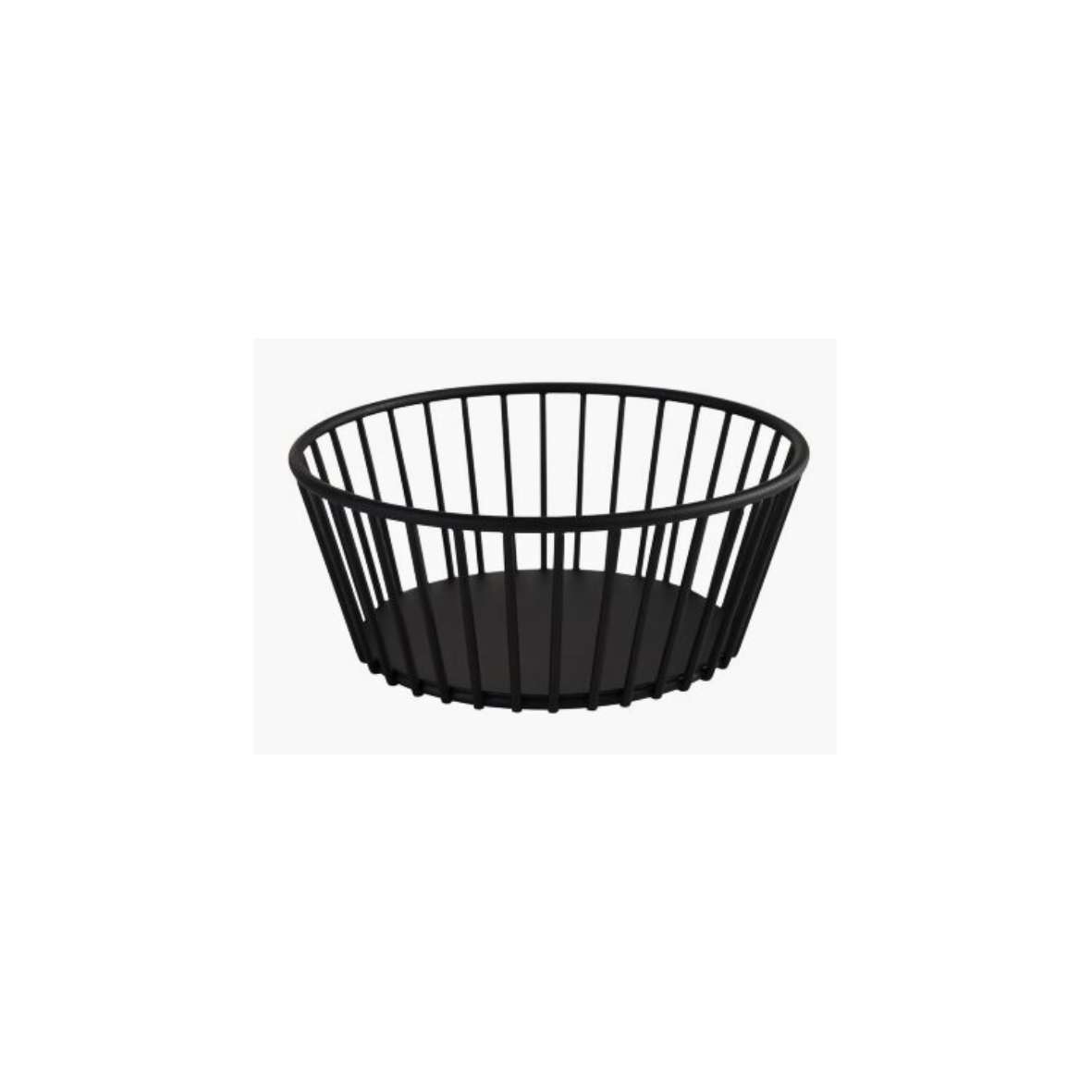 Spectrum Aufbewahrungskorb Aus Metall – Schwarz, 14x26x19 Cm, Rustikales Design, Für Wand Oder Regal