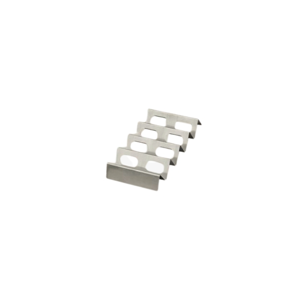 A.G.L. Snackwellen Edelstahl 170 x 370 mm, 4 Auflagen