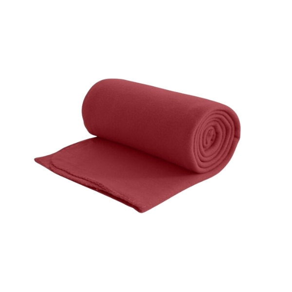 Fleecedecke rot