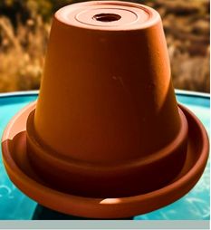 Wind-Aschenbecher aus Ton