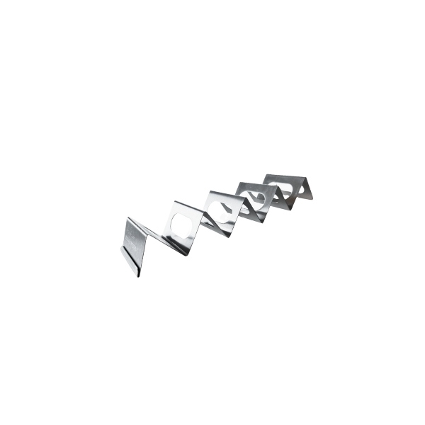 A.G.L. Snackwellen, 4 Auflagen, 85 x 370 mm, Edelstahl 