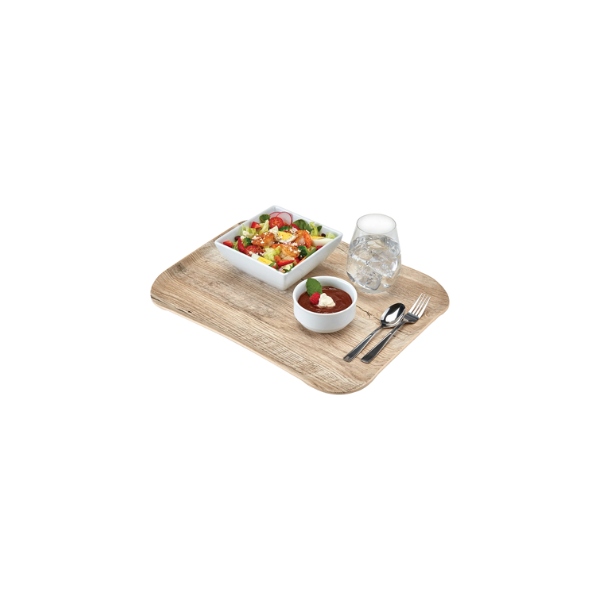 Servier-Tablett Woody 530 x 325 mm, Eiche hell 