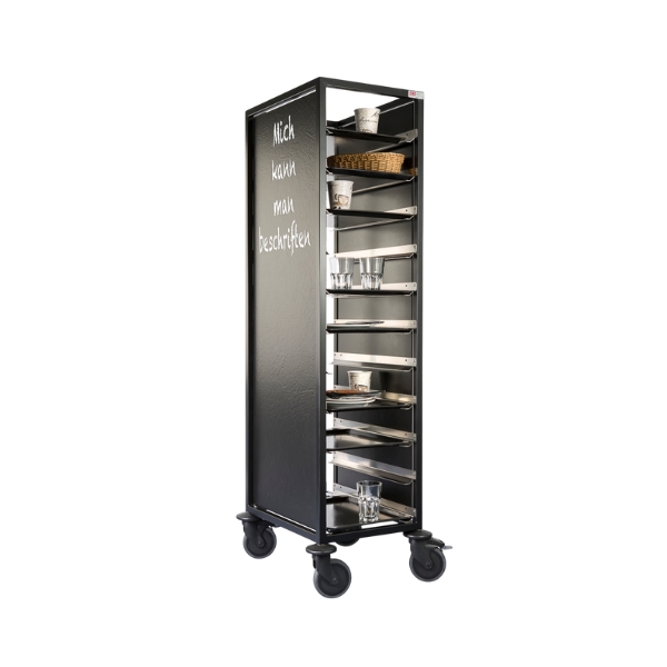 Tablettabräumwagen „Der Innovative“, edel, 470 x 630 x 1650 mm