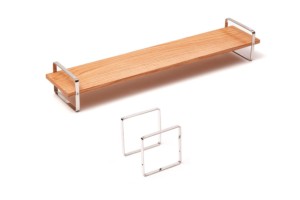 Holztisch mit Gestell SET Gr. M (Höhe 120 mm)