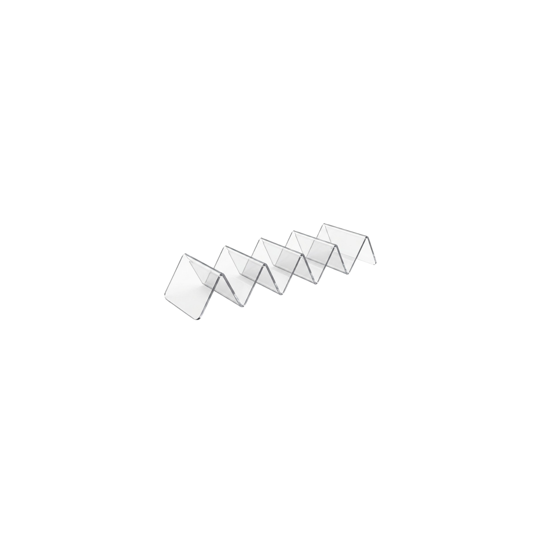 A.G.L. Snackwellen, 4 Auflagen, 85 x 370 mm, PET klar