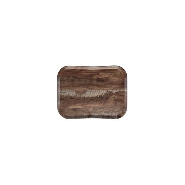 Servier-Tablett Woody 330 x 430 mm, Eiche dunkel